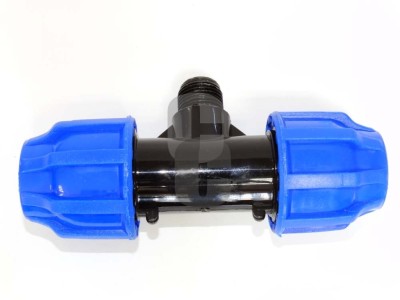 Нови предложения Тройник ПЕ черен ф25х1-2 - мъжки